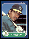 1986 Fleer Update Stan Javier Baseball Cards #U-56
