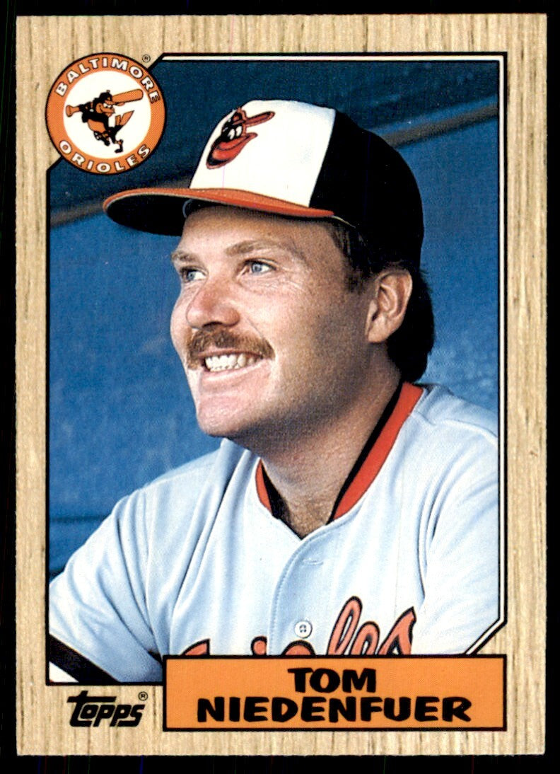 1987 Topps Traded. Tom Niedenfuer Baseball Cards #88T