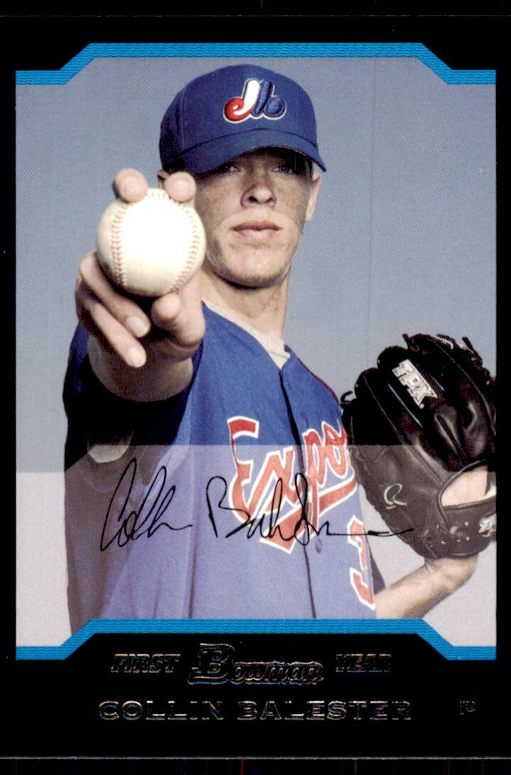 2004 Bowman Collin Balester Baseball Cards #BDP47