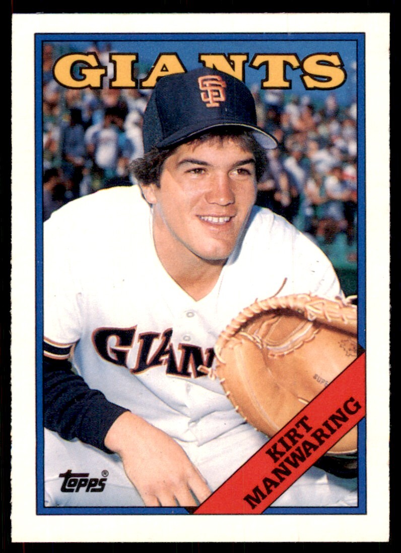 1988 Topps Traded. Kirt Manwaring Baseball Cards #64T