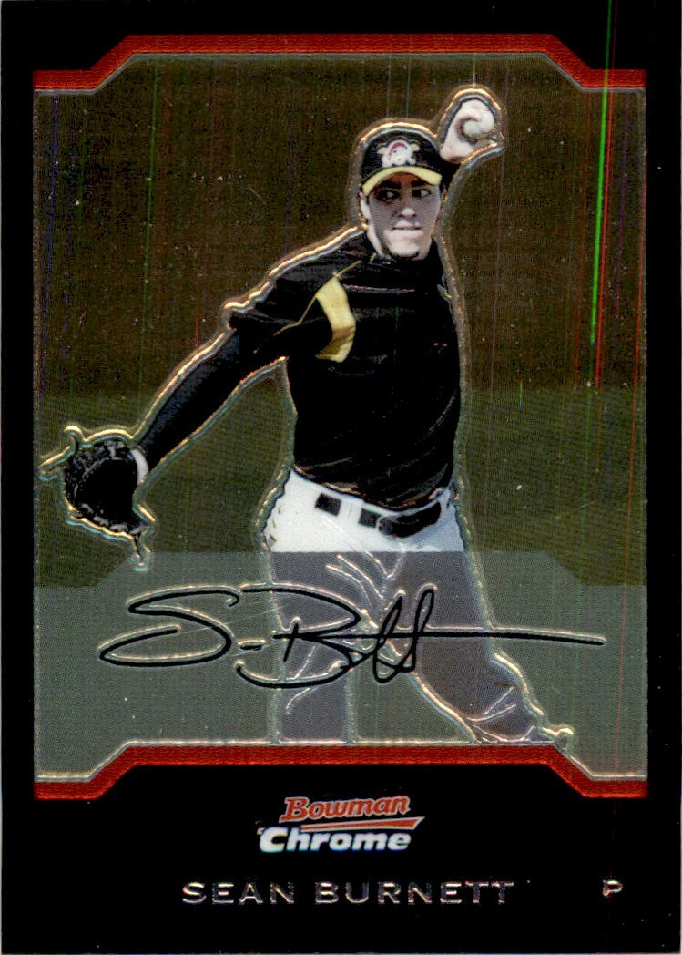 2004 Bowman Chrome Sean Burnett Baseball Cards #BDP10
