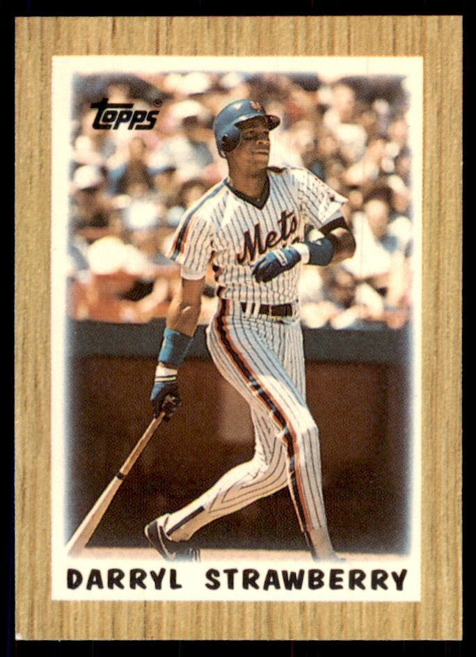 1987 Topps Major League Leaders Darryl Strawberry Baseball Cards #26