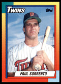 1990 Topps Traded Paul Sorrento Baseball Cards #119T