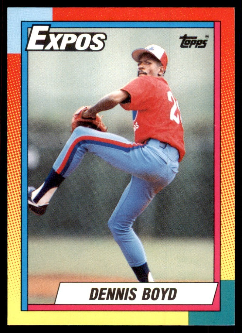 1990 Topps Traded Dennis Boyd Baseball Cards #12T