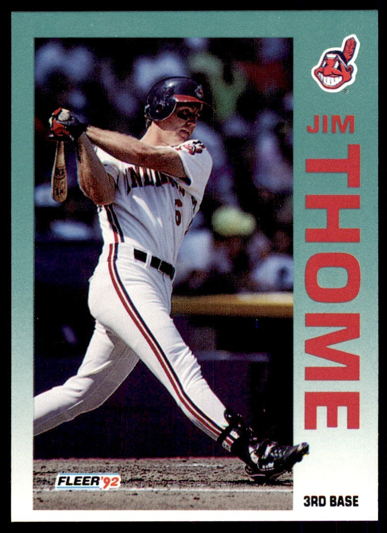 1992 Fleer Jim Thome Baseball Cards #125