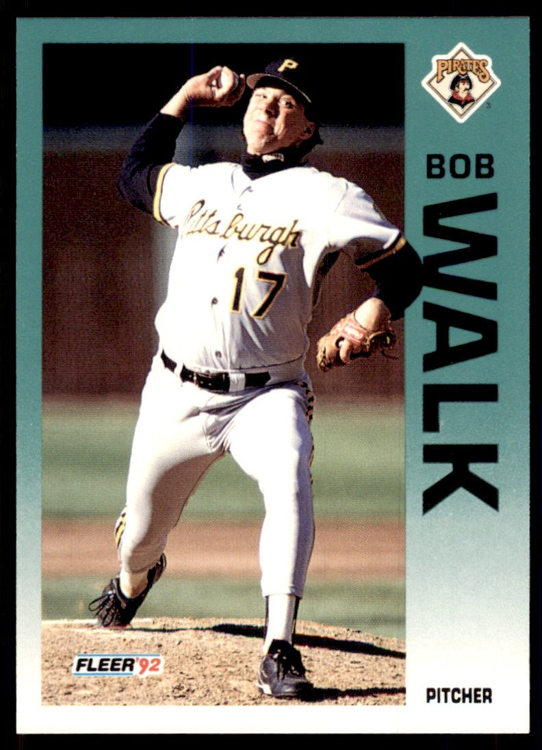 1992 Fleer Bob Walk Baseball Cards #572