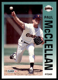 1992 Fleer Paul McClellan Baseball Cards #642