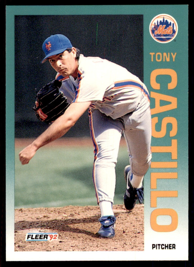 1992 Fleer Tony Castillo Baseball Cards #499