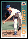 1992 Fleer Tony Castillo Baseball Cards #499