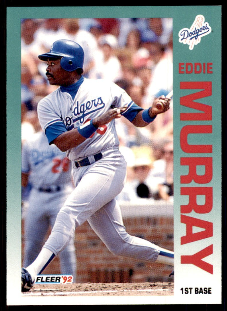 1992 Fleer Eddie Murray Baseball Cards #466