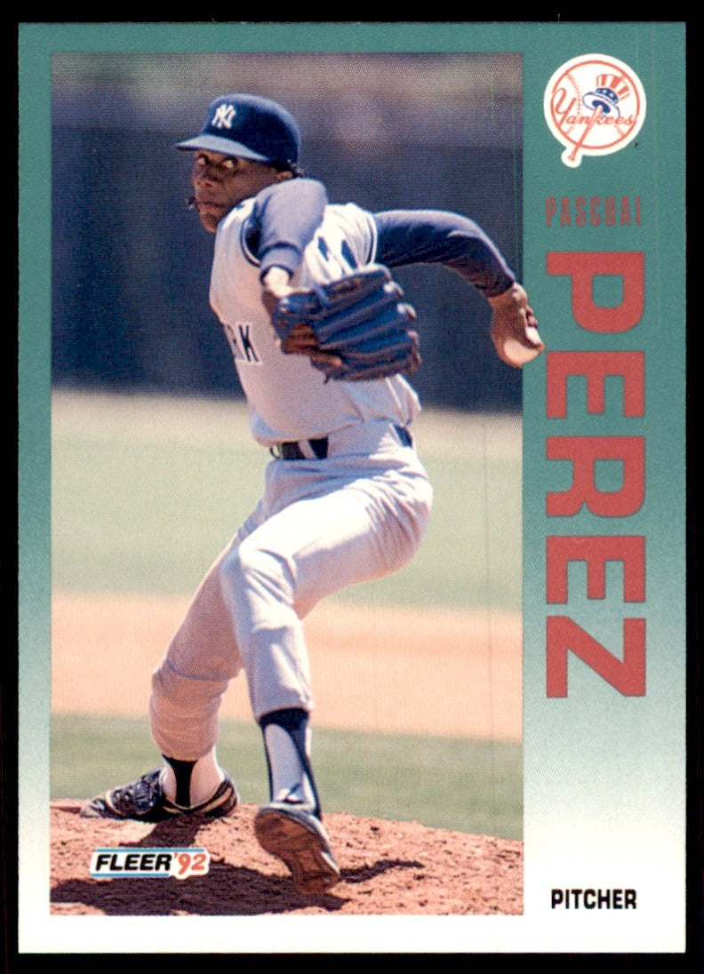 1992 Fleer Pascual Perez Baseball Cards #240