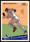 2002 Fleer Tradition Craig Paquette Baseball Cards #304