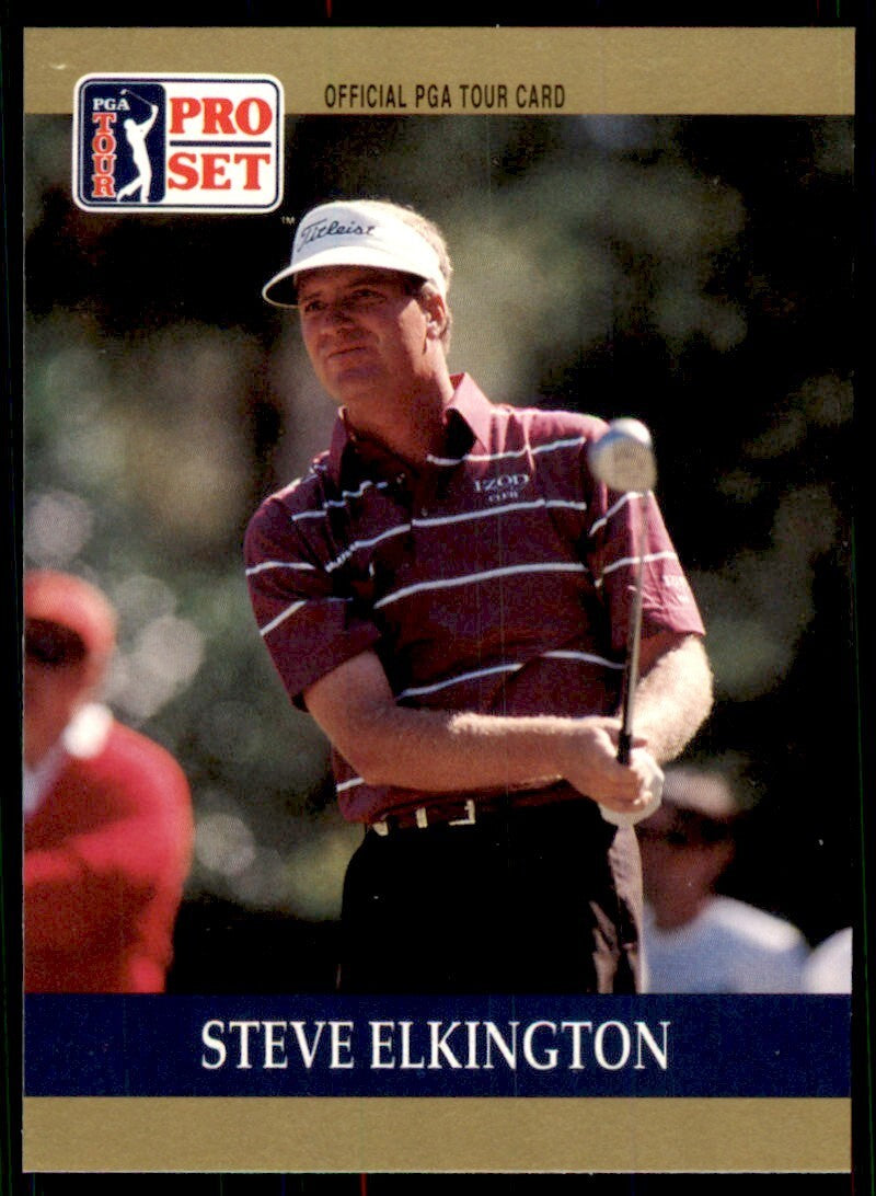 1990 Pro Set Steve Elkington Golf Cards #10