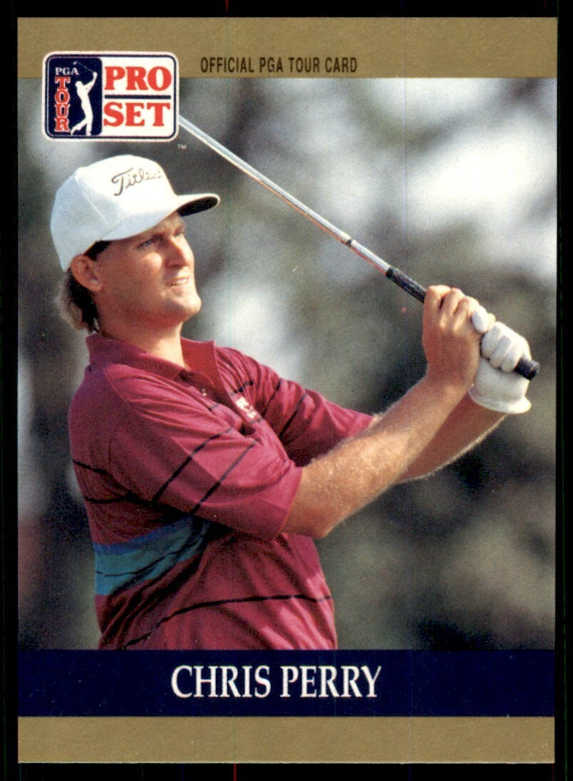 1990 Pro Set Chris Perry Golf Cards #63
