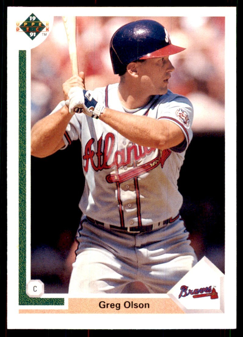 1991 Upper Deck Greg Olson Baseball Cards #303