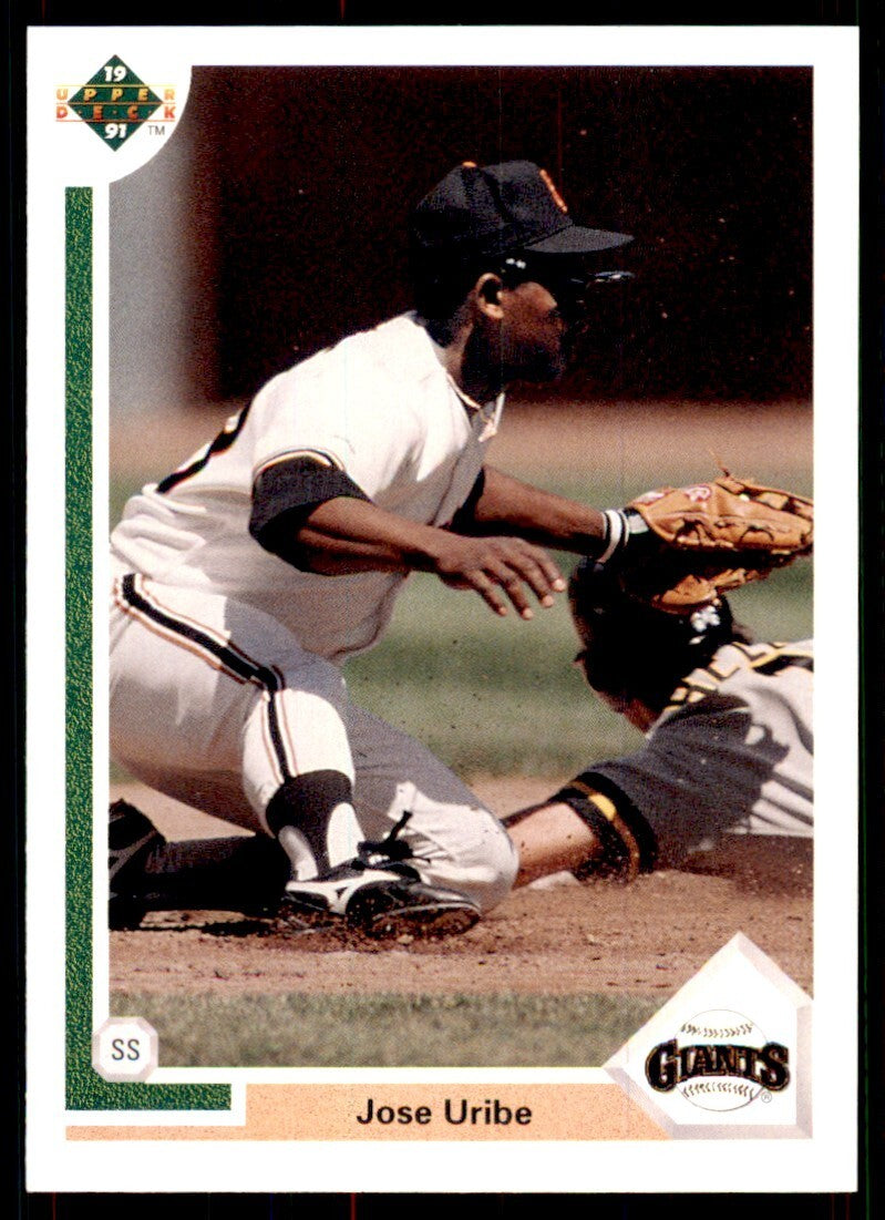 1991 Upper Deck Jose Uribe Baseball Cards #207