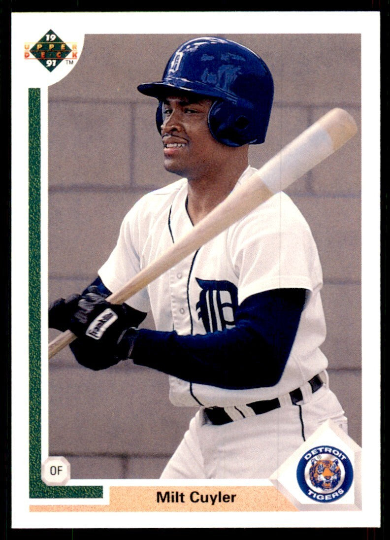 1991 Upper Deck Milt Cuyler Baseball Cards #556