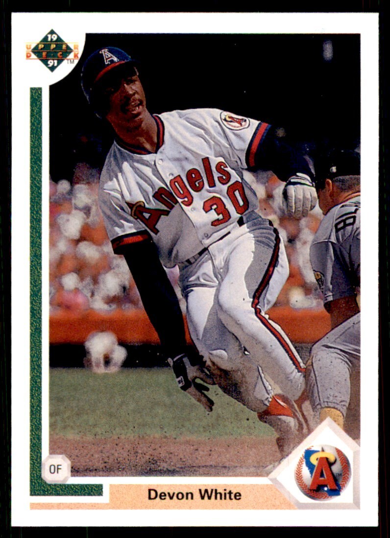 1991 Upper Deck Devon White Baseball Cards #517