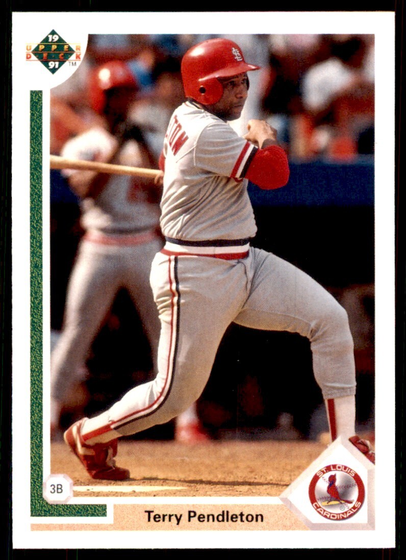 1991 Upper Deck Terry Pendleton Baseball Cards #484
