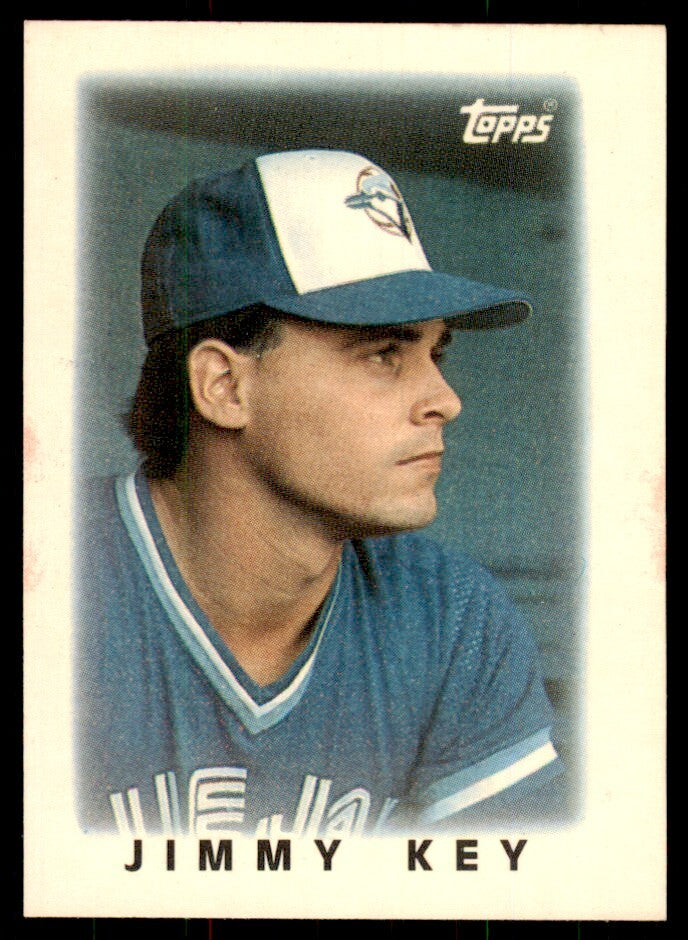 1986 Topps Major League Leaders Minis Jimmy Key Baseball Cards #35