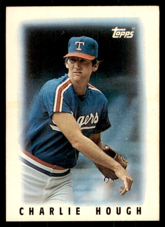 1986 Topps Major League Leaders Minis Charlie Hough Baseball Cards #33