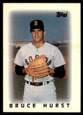 1986 Topps Major League Leaders Minis Bruce Hurst Baseball Cards #6