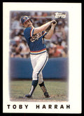 1986 Topps Major League Leaders Minis Toby Harrah 101 Baseballl Cards #32