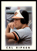 1986 Topps Major League Leaders Minis Cal Ripken Jr. 101 Baseballl Cards #2