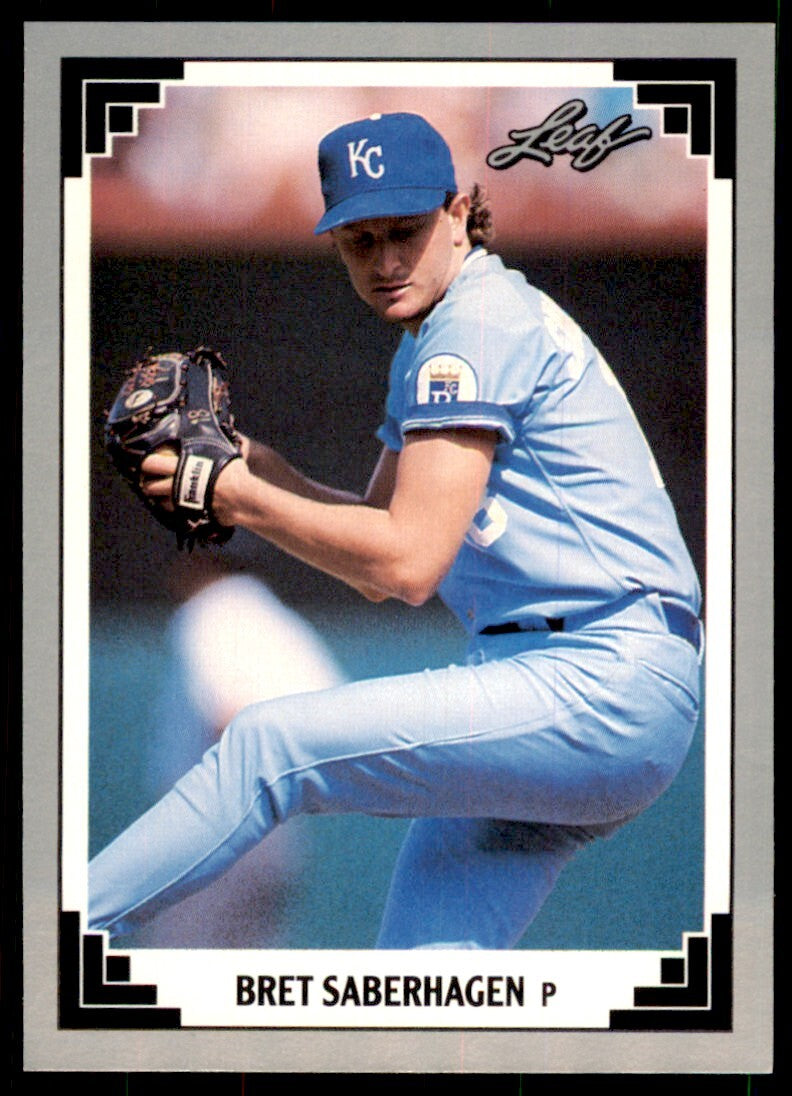 1991 Leaf Bret Saberhagen Baseball Cards #118
