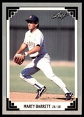 1991 Leaf Marty Barrett Baseball Cards #474