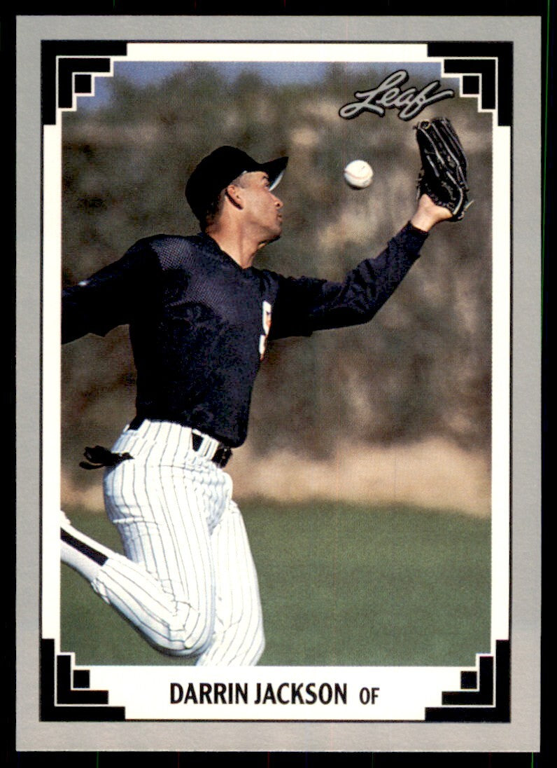 1991 Leaf Darrin Jackson Baseball Cards #346