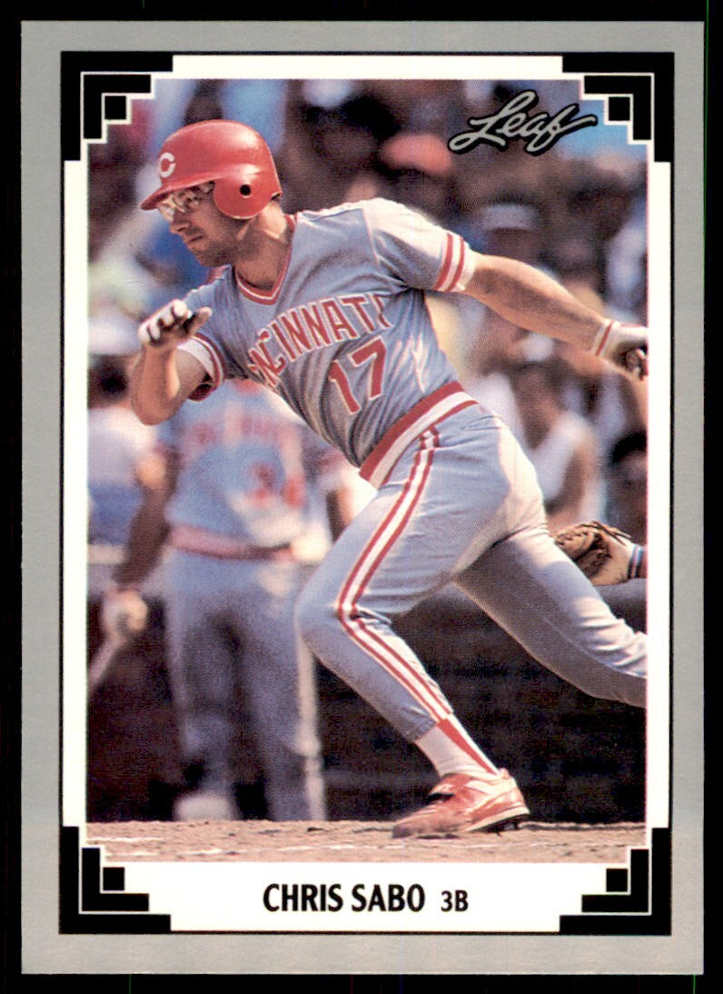 1991 Leaf Chris Sabo Baseball Cards #65