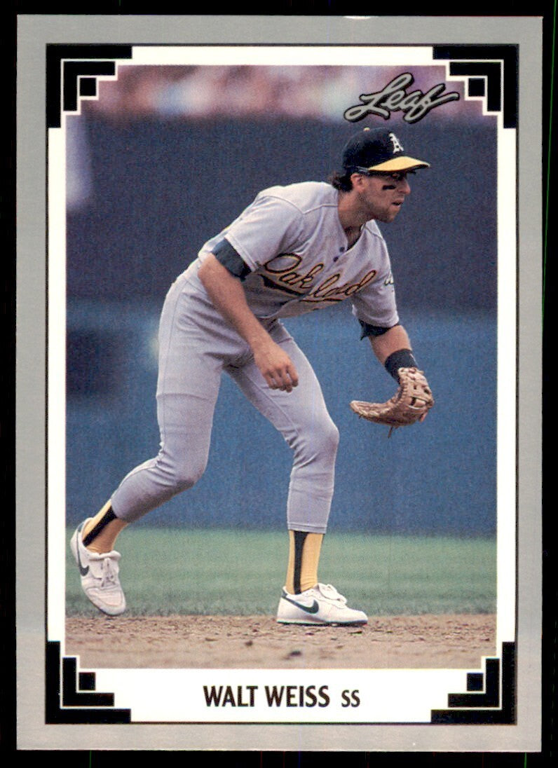 1991 Leaf Walt Weiss Baseball Cards #50