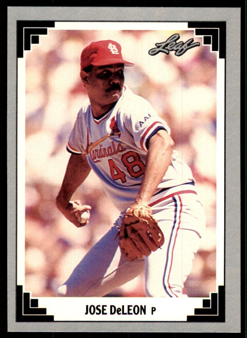 1991 Leaf Jose DeLeon Baseball Cards #190