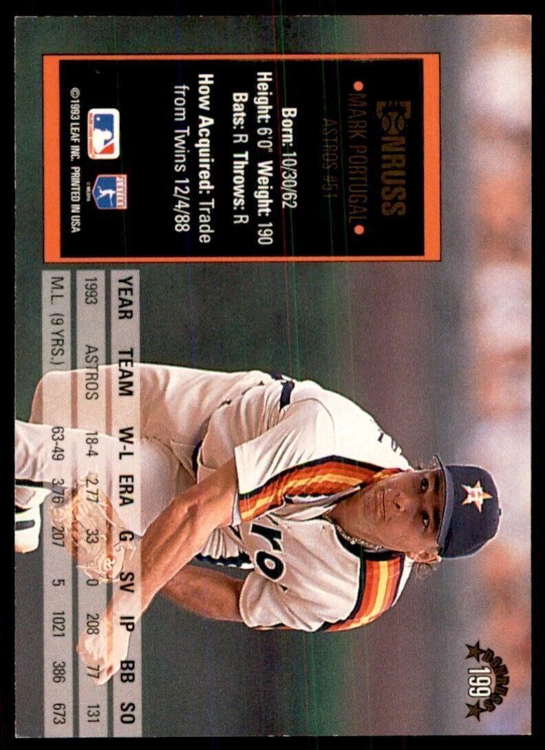 1994 Donruss Mark Portugal Baseball Cards #199