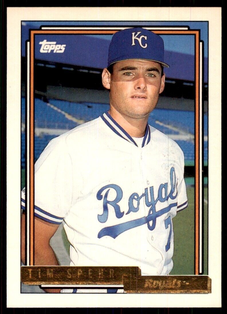 1992 Topps Gold Tim Spehr Baseball Cards #342