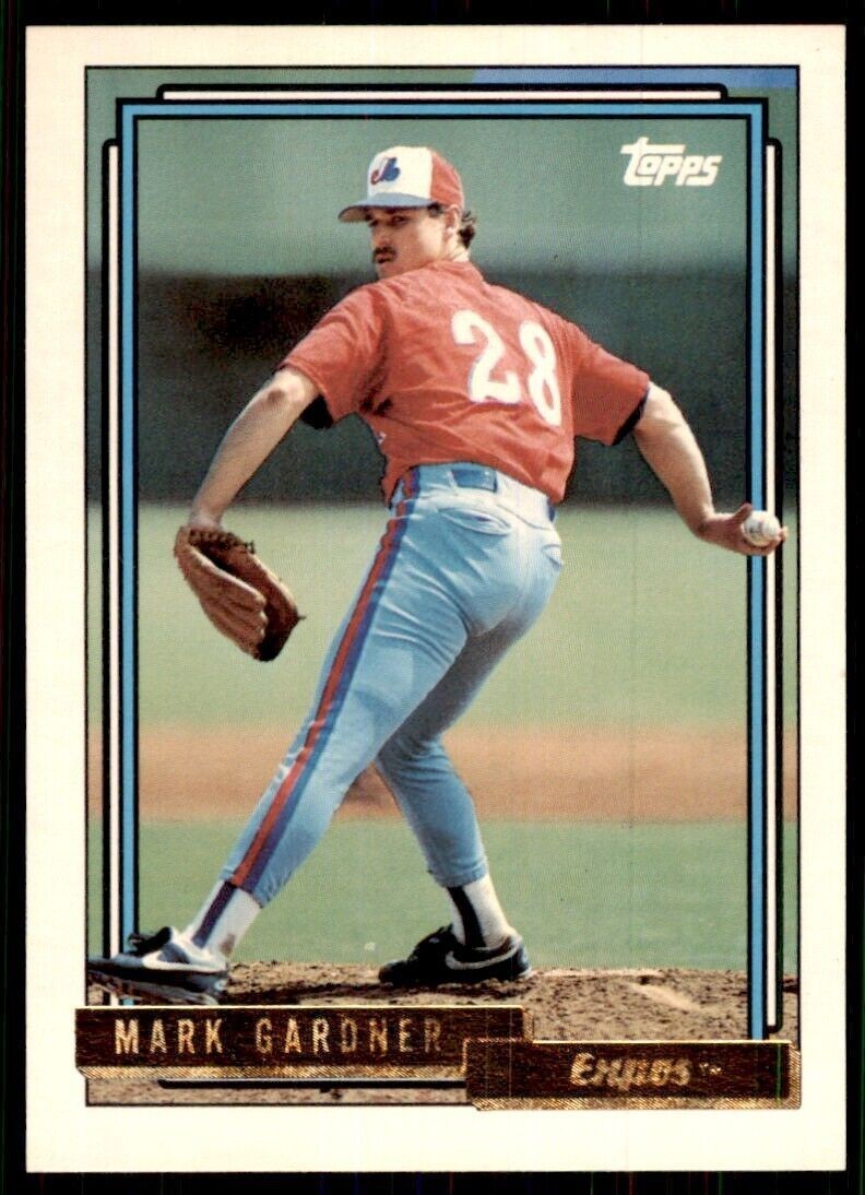 1992 Topps Gold Mark Gardner Baseball Cards #119