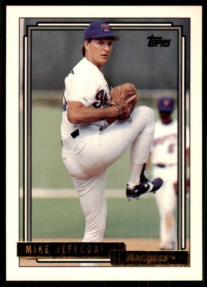 1992 Topps Gold Mike Jeffcoat Baseball Cards #464