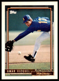 1992 Topps Gold Winners Omar Vizquel Baseball Cards #101