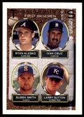 1993 Topps Gold Ryan Klesko/Ivan Cruz/Bubba Smith/Larry Sutton A Baseball Cards