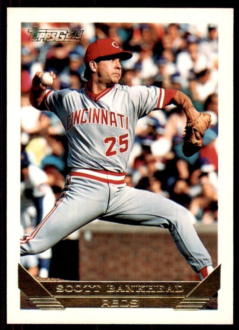 1993 Topps Gold Scott Bankhead Baseball Cards #361