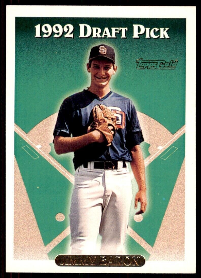 1993 Topps Gold Jimmy Baron Baseball Cards #538