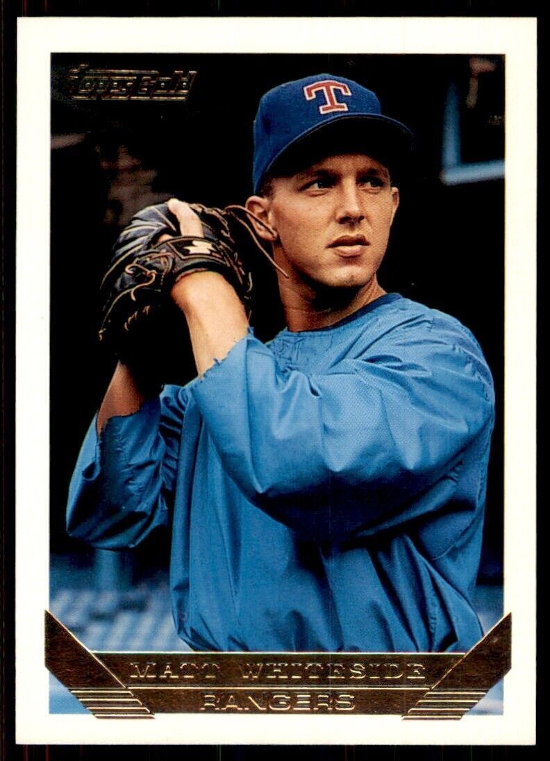 1993 Topps Gold Matt Whiteside Baseball Cards #468