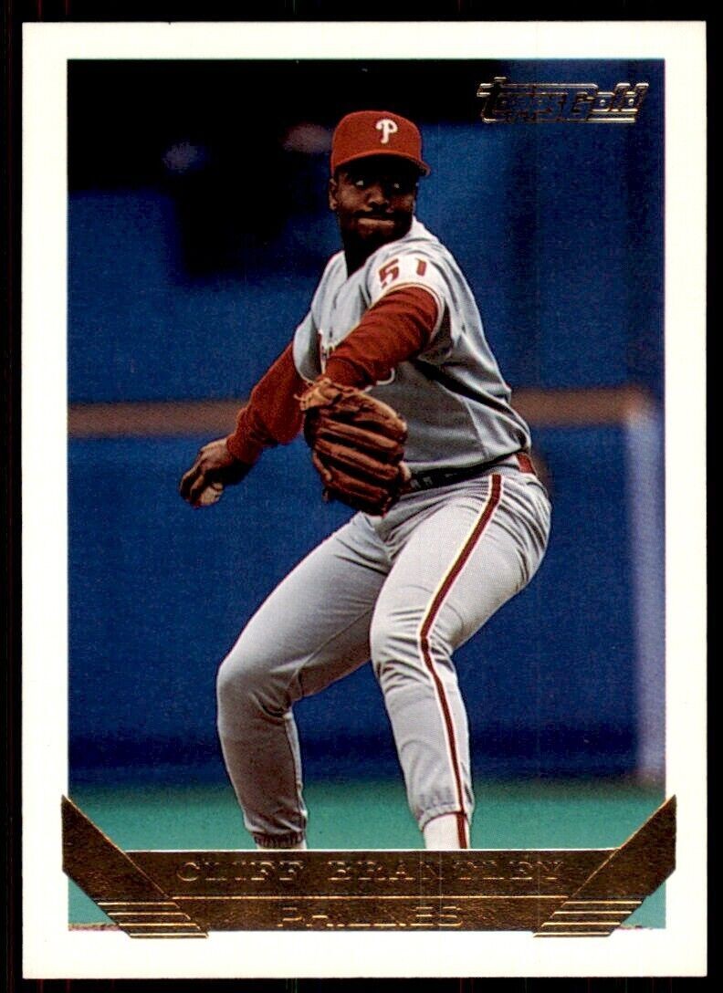 1993 Topps Gold. Cliff Brantley Baseball Cards #773