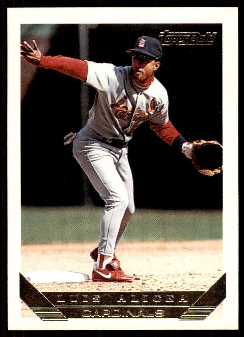 1993 Topps Gold. Luis Alicea Baseball Cards #257