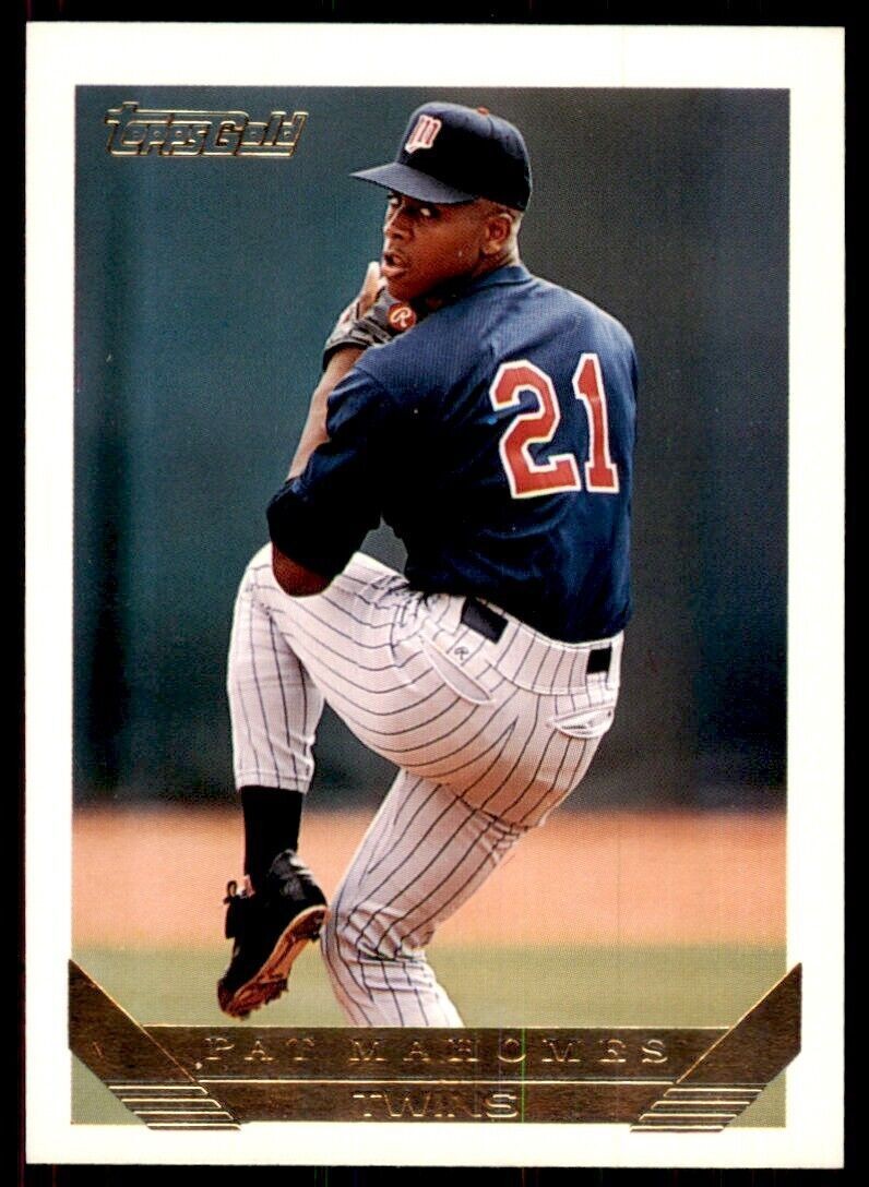 1993 Topps Gold. Pat Mahomes Baseball Cards #684