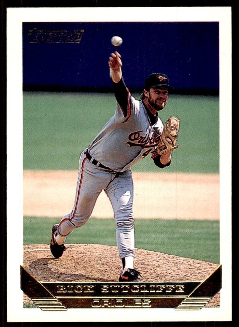 1993 Topps Gold Rick Sutcliffe Baltimore Orioles #274