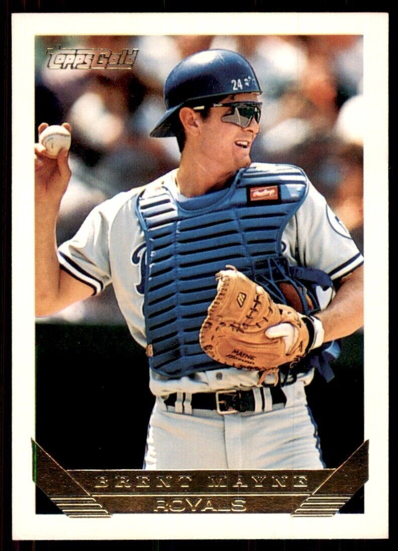1993 Topps Gold Brent Mayne A Kansas City Royals #294
