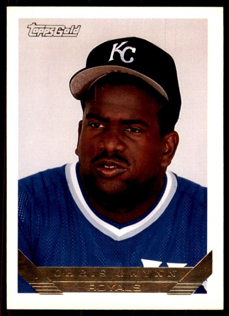 1993 Topps Gold Chris Gwynn A Kansas City Royals #472