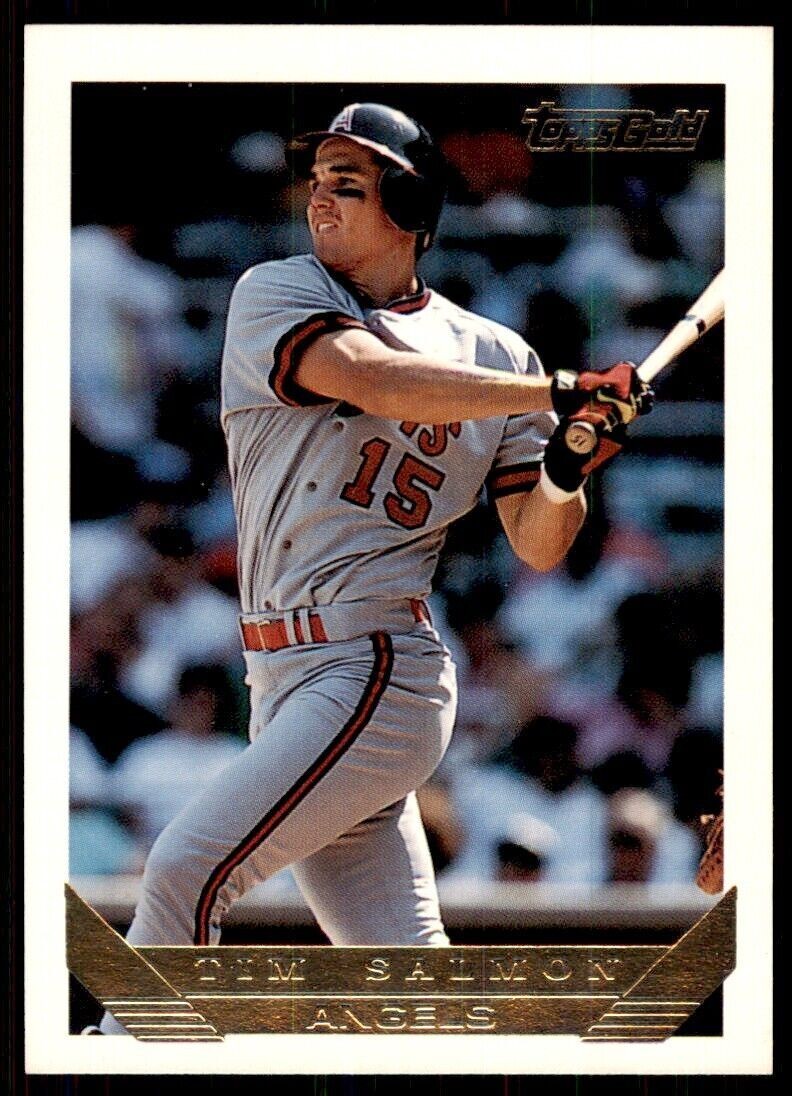 1993 Topps Gold Tim Salmon A Baseball Cards #20